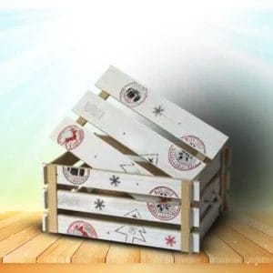 Caja Country de madera