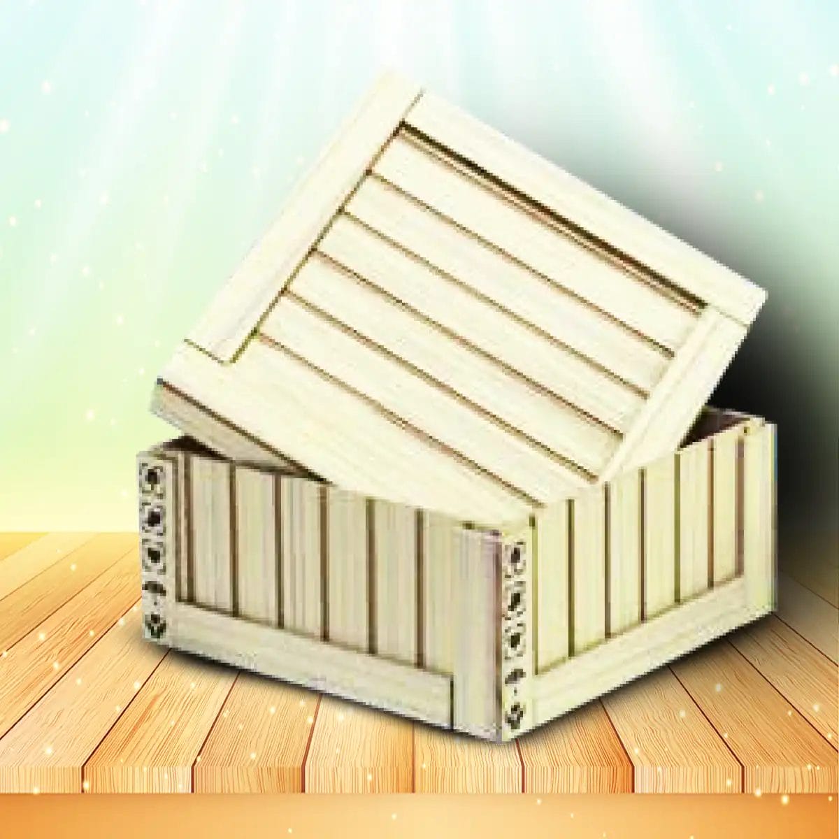 Caja Export Madera con Tapa